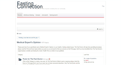 Desktop Screenshot of fastingconnection.com
